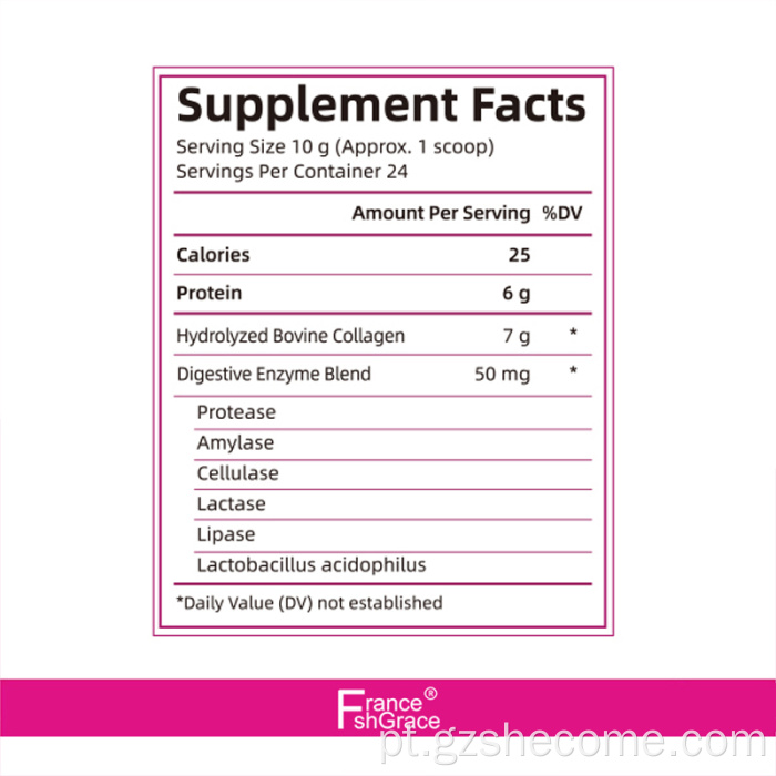 Peptídeos de colágeno promove o osso de cabelo em pó de colágeno